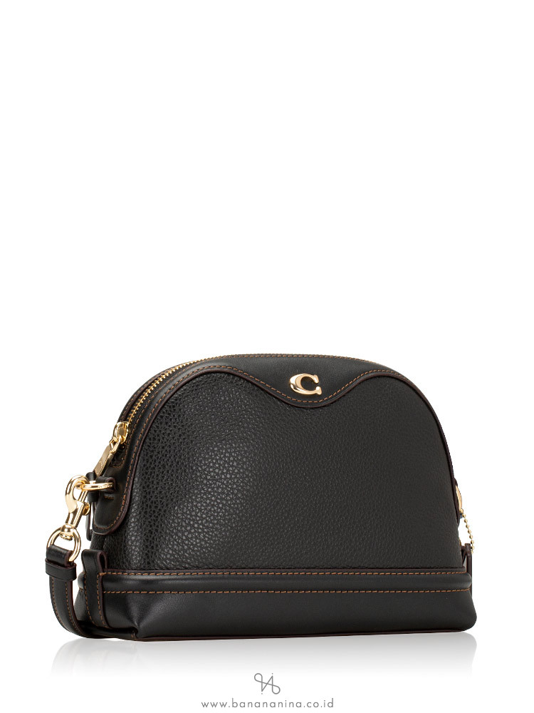 COACH 37863 Ivie Leather Crossbody Black