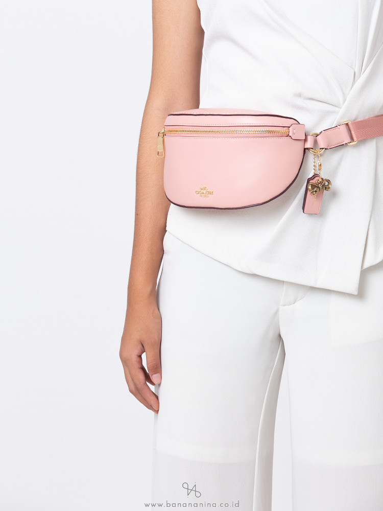 COACH 39315 Selena Leather Belt Bag Peony