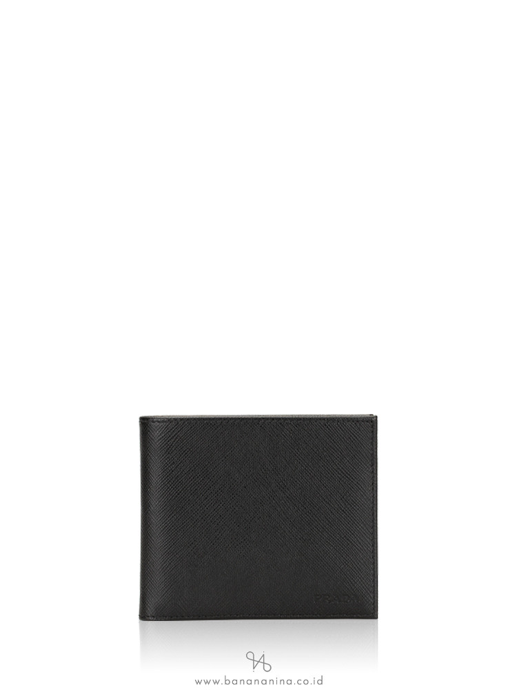 PRADA Men 2MO513 Saffiano Bifold Wallet Nero