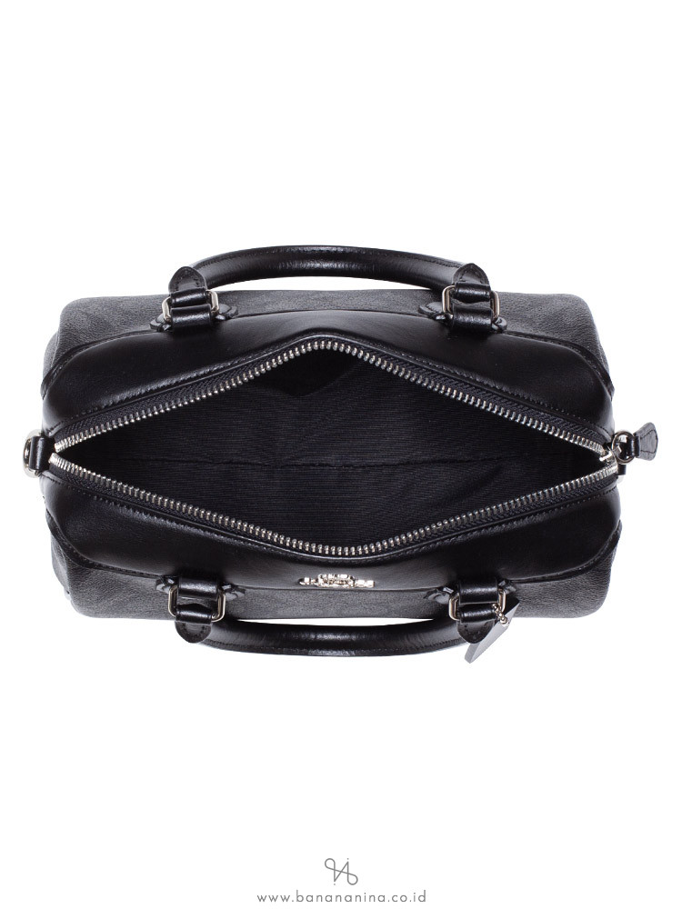COACH 39557 Metallic Signature Mini Bennett Gunmetal