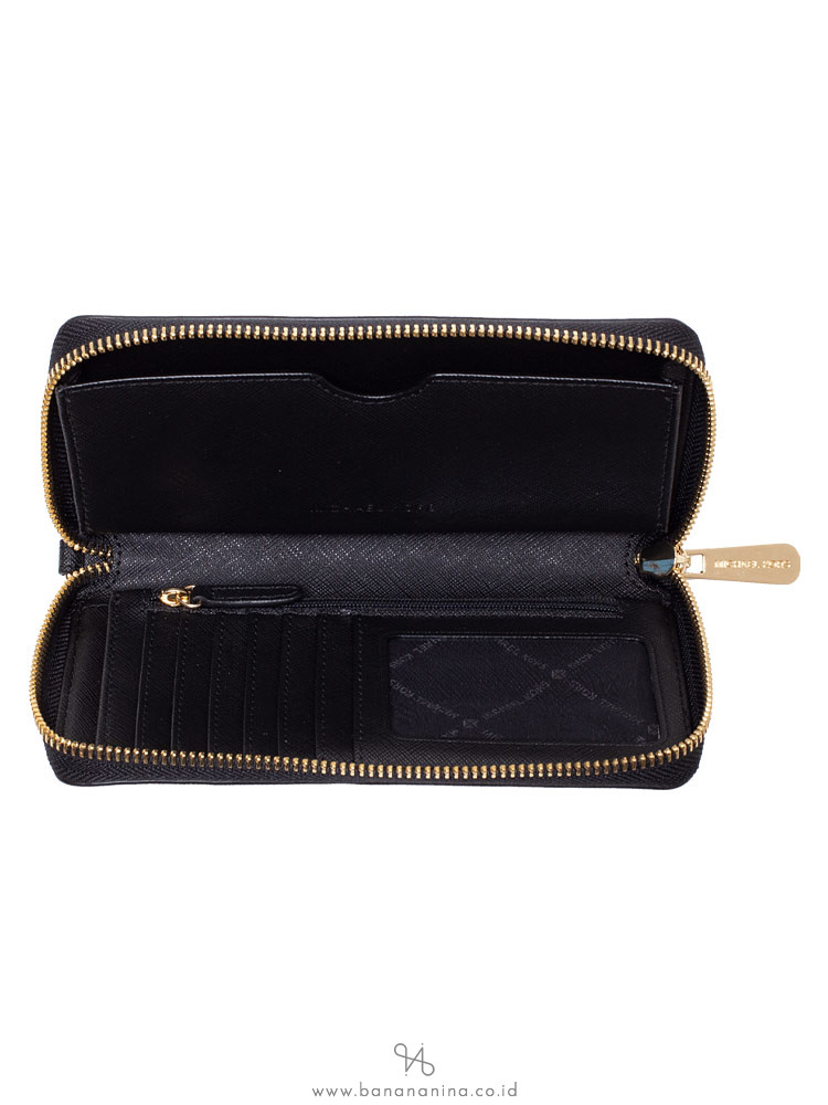 MICHAEL KORS Jet Set Multifunction Phone Wallet Black