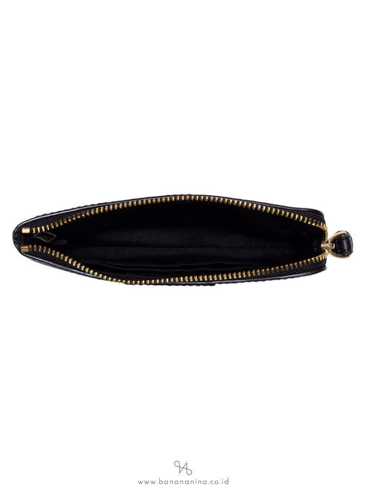 COACH 58035 Signature Small Wristlet Brown Black