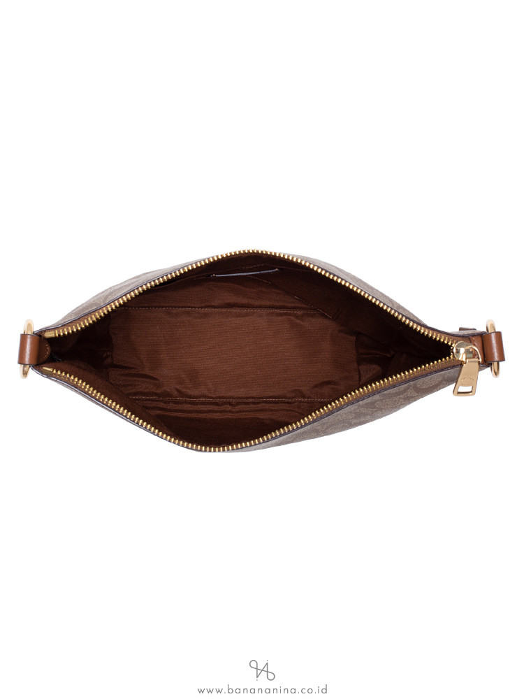 COACH 31477 Signature Abby Duffle Khaki Saddle