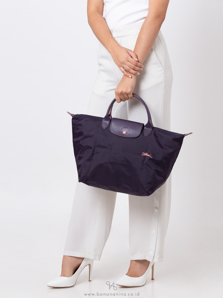 LONGCHAMP Le Pliage Club Medium SH Bilberry