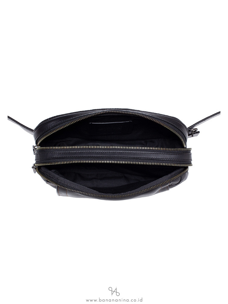 COACH Men 37594 Graham Leather Utility Pack Black