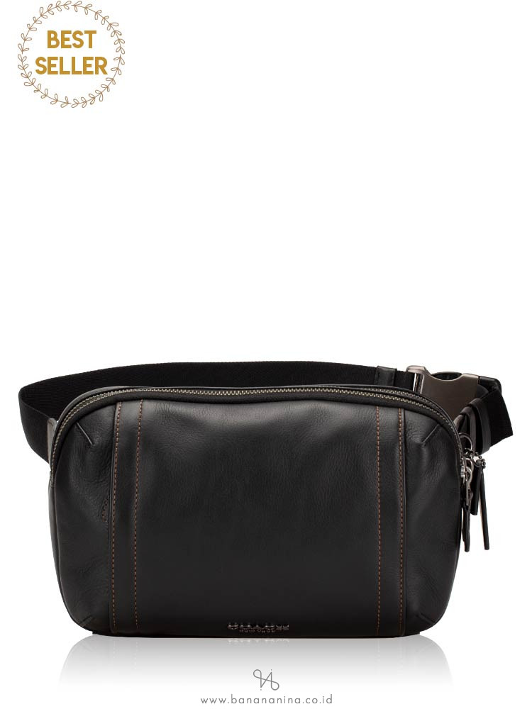 COACH Men 37594 Graham Leather Utility Pack Black