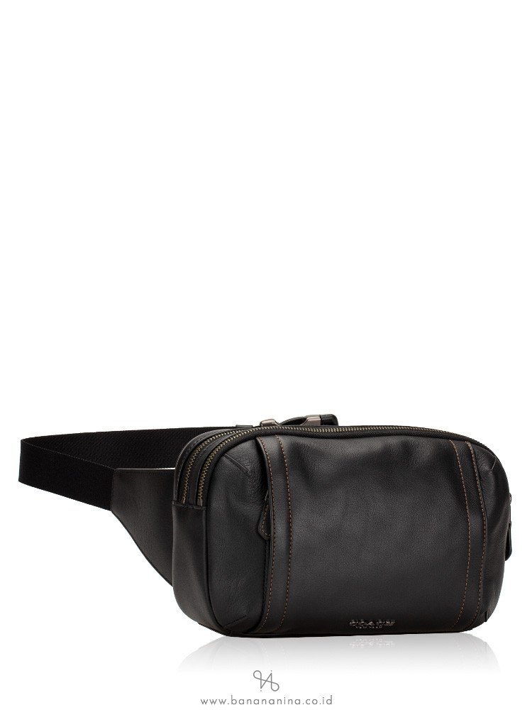 COACH Men 37594 Graham Leather Utility Pack Black