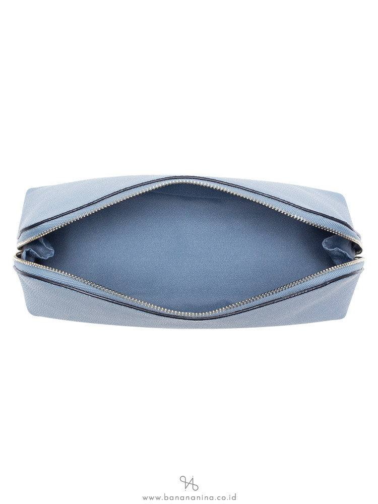 COACH 57856 Crossgrain Leather Cosmetic Case 22 Cornflower