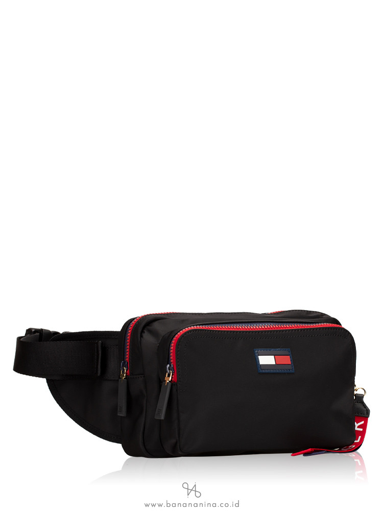 TOMMY HILFIGER Men Nylon 3 in 1 Waist Crossbody Black