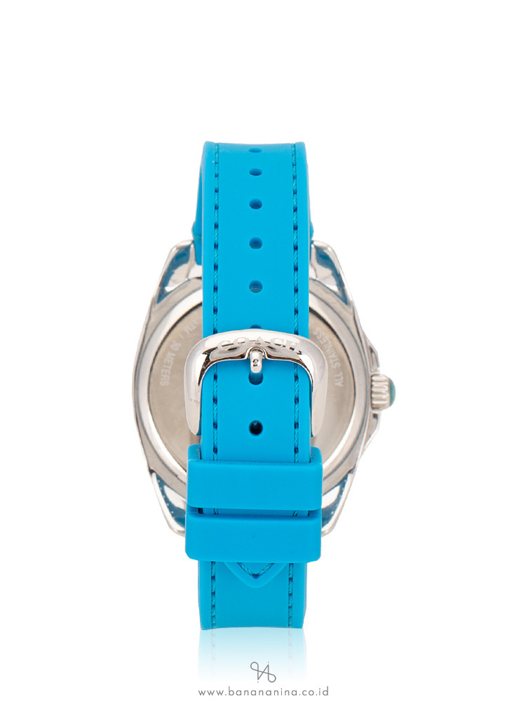 COACH 14501922 Teagan Rubber Strap Blue