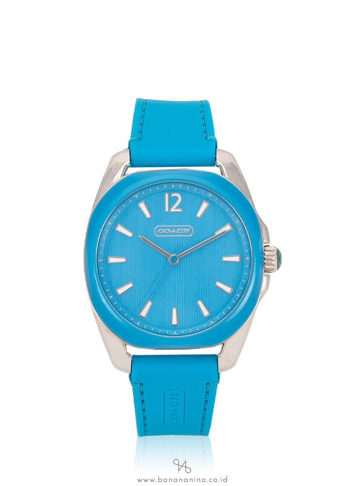 COACH 14501922 Teagan Rubber Strap Blue
