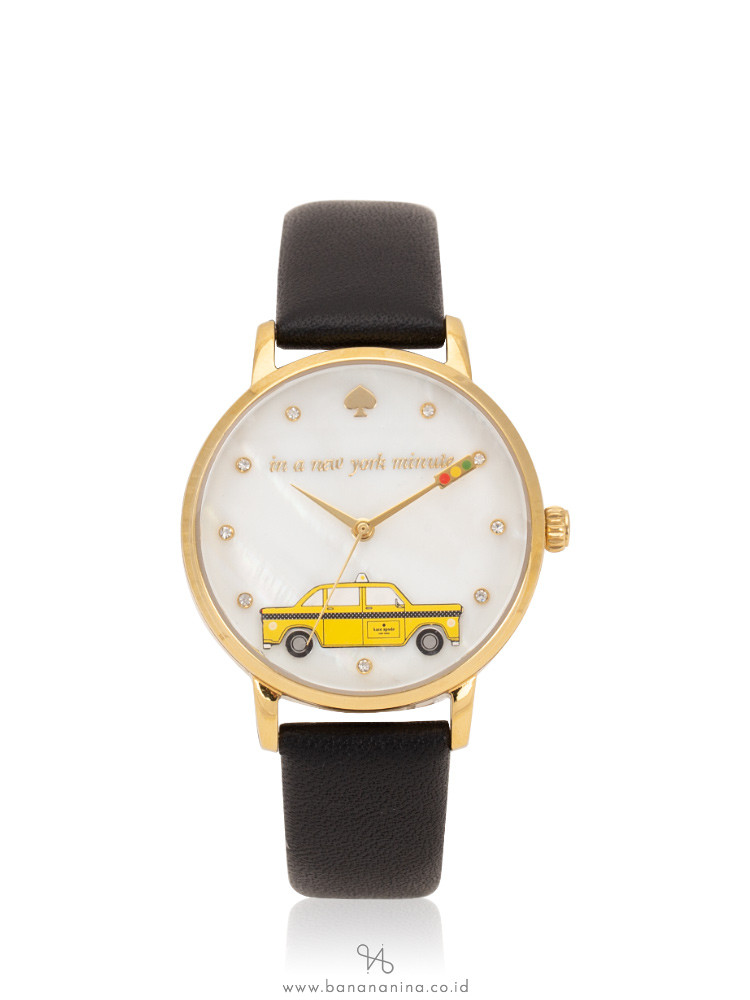 KATE SPADE KSW1346 Metro Taxi Leather Strap Black