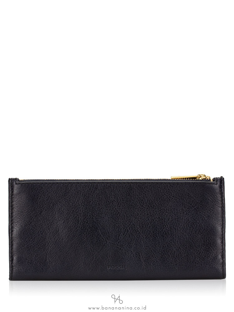FOSSIL SL7767406 Shelby Leather Wallet Midnight Navy