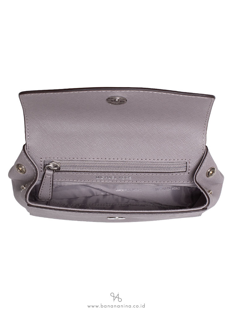 MICHAEL KORS Ava XS Top Handle Crossbody Pearl Grey