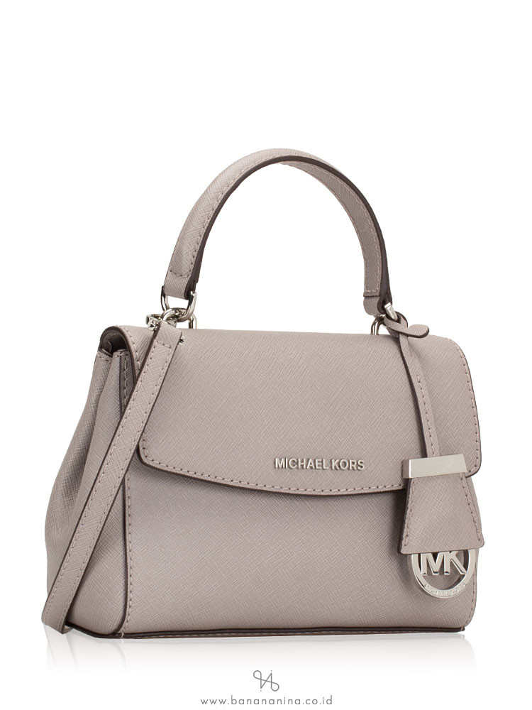 MICHAEL KORS Ava XS Top Handle Crossbody Pearl Grey