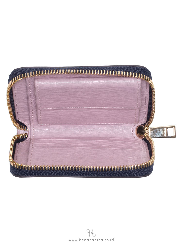 FURLA Babylon Small Zip Wallet Tony Blue