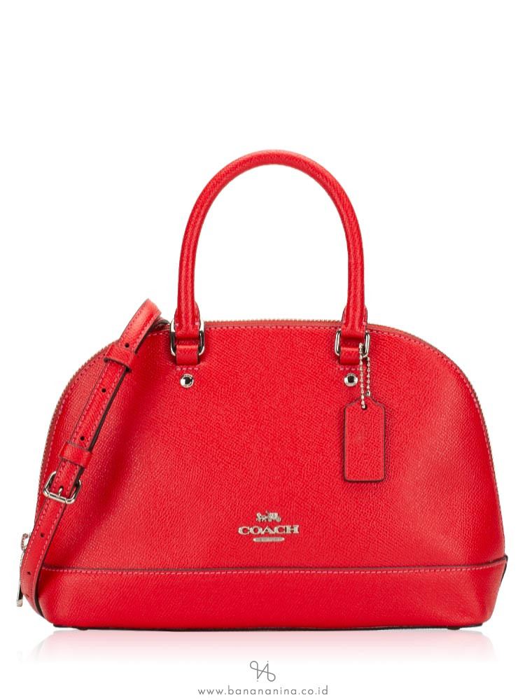 COACH 27591 Crossgrain Mini Sierra Poppy Red