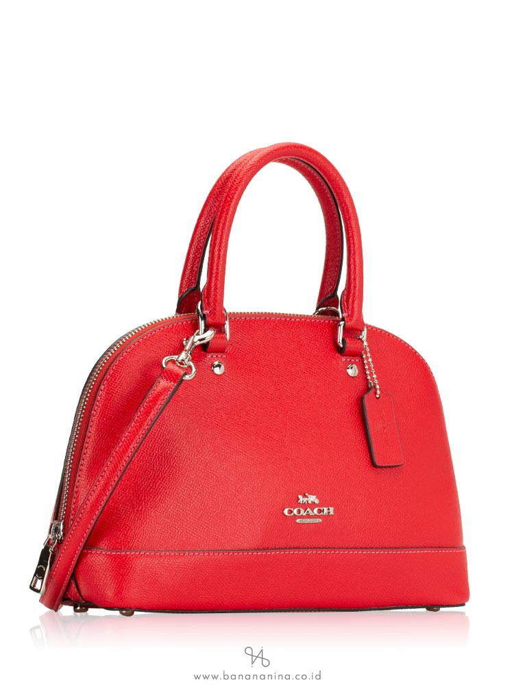 COACH 27591 Crossgrain Mini Sierra Poppy Red