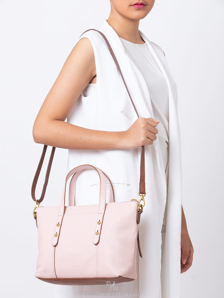 FOSSIL SHB1853656 Jenna Satchel Dusty Rose