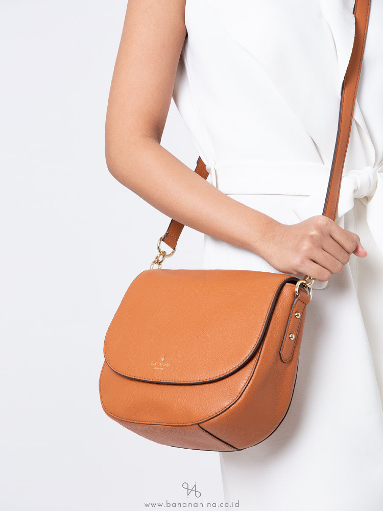 KATE SPADE Larchmont Avenue Saffron Warm Cognac
