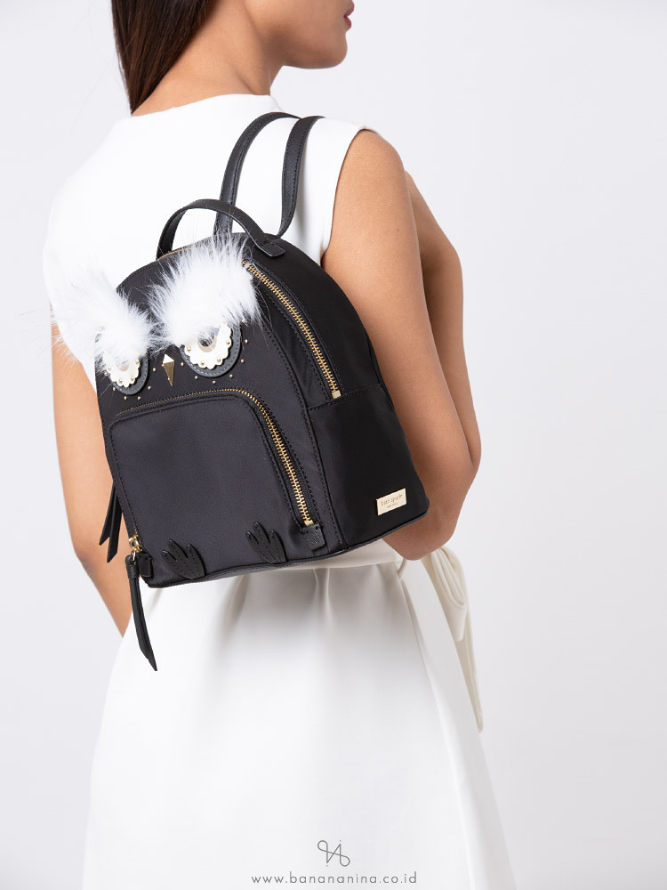 kate spade owl back pack