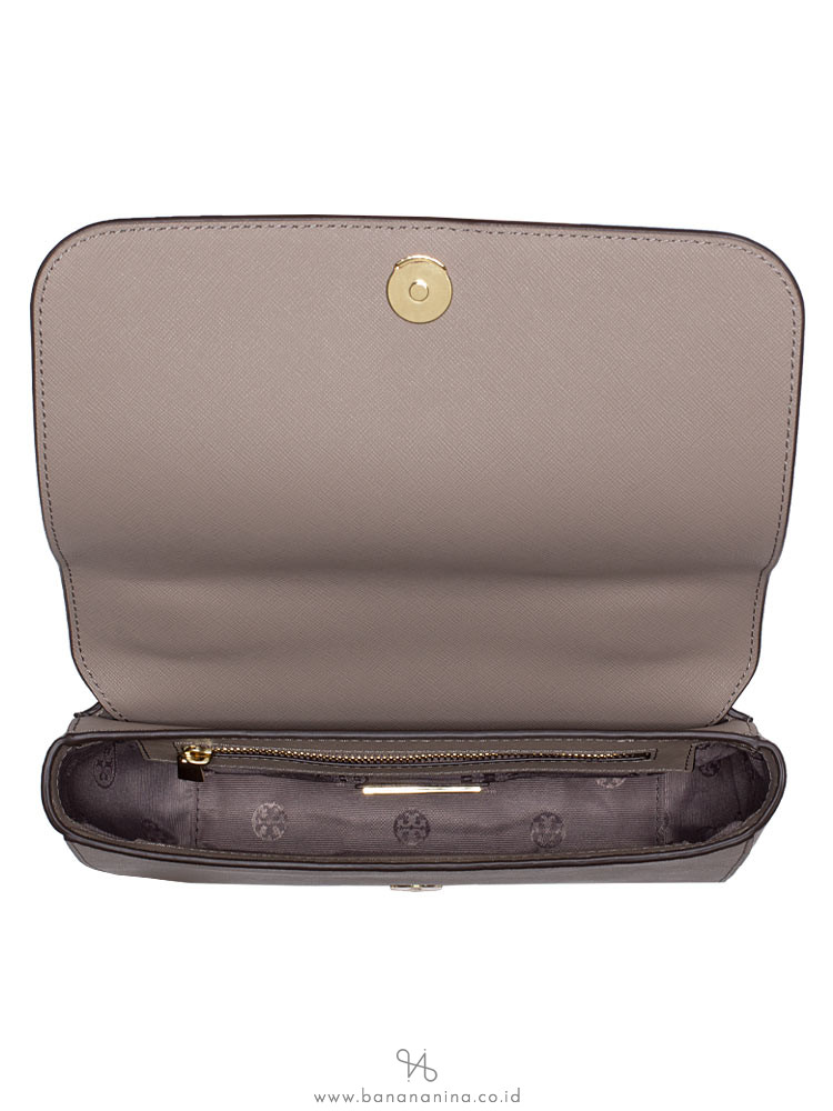 TORY BURCH Emerson Adjustable Chain Shoulder Bag French Gray