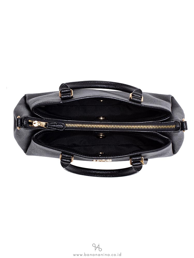 COACH 28977 Crossgrain Mini Sage Carryall Black