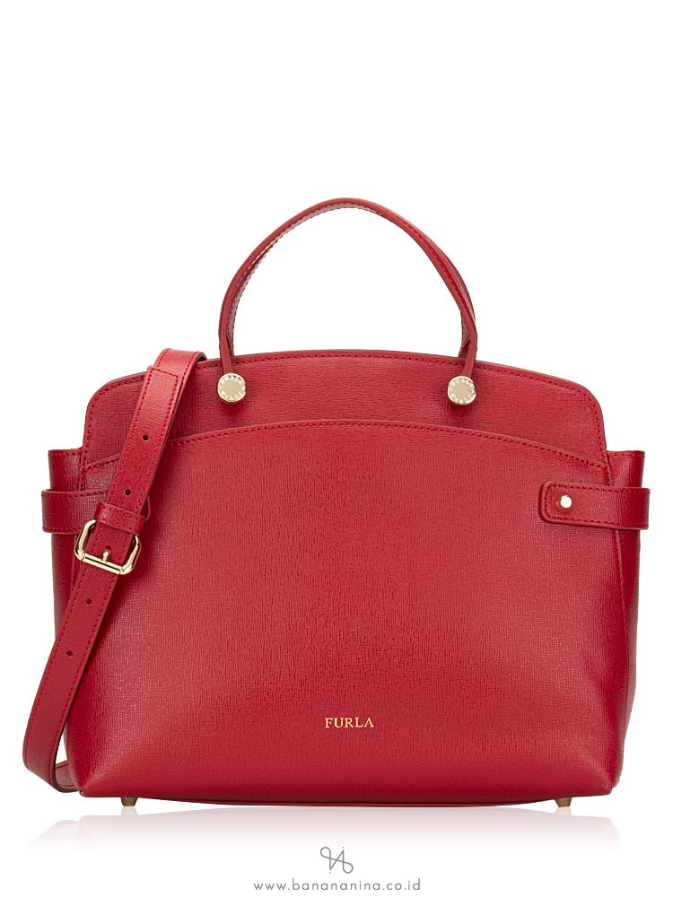 FURLA Agata Medium Satchel Cabernet