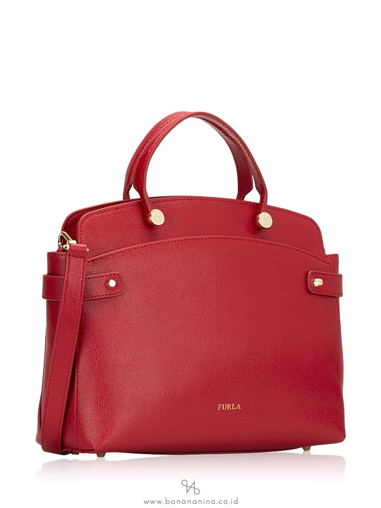 FURLA Agata Medium Satchel Cabernet