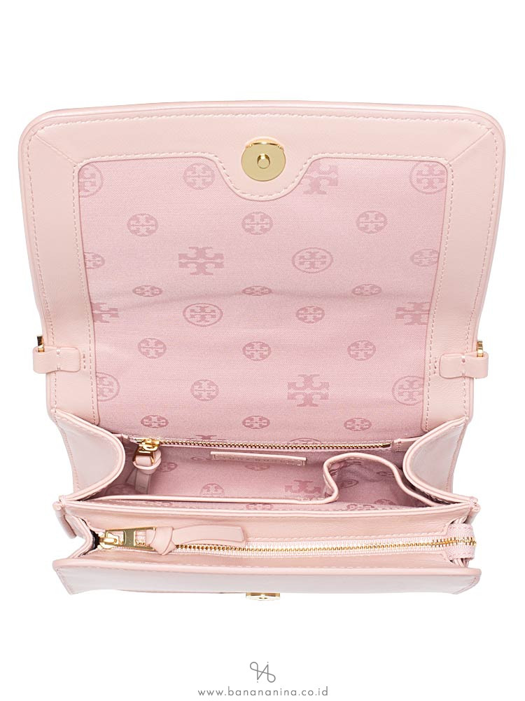 TORY BURCH Alexa Combo Crossbody Dark Pink Quartz