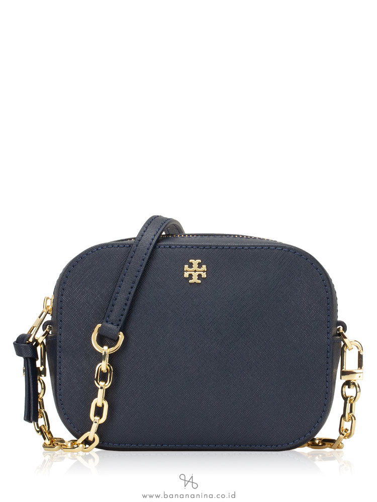 TORY BURCH Emerson Round Crossbody Royal Navy
