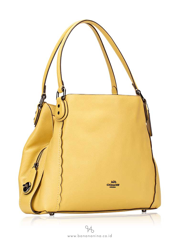 COACH 29800 Scallop Pebbled Edie 31 Sunflower