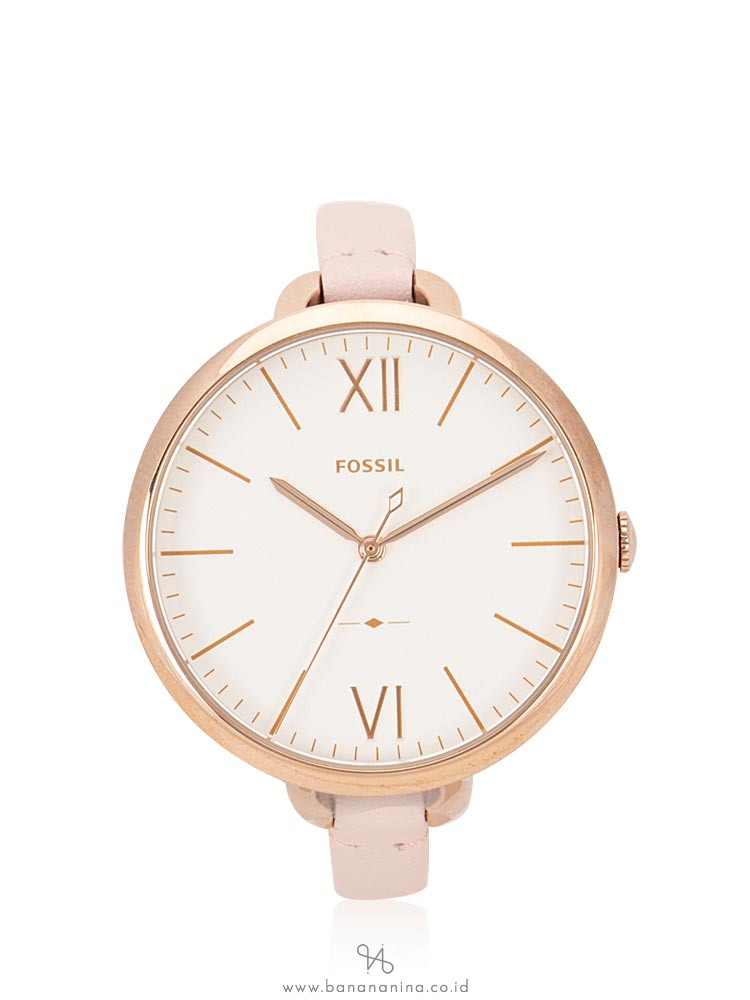 FOSSIL ES4356 Annette Leather Strap Pastel Pink
