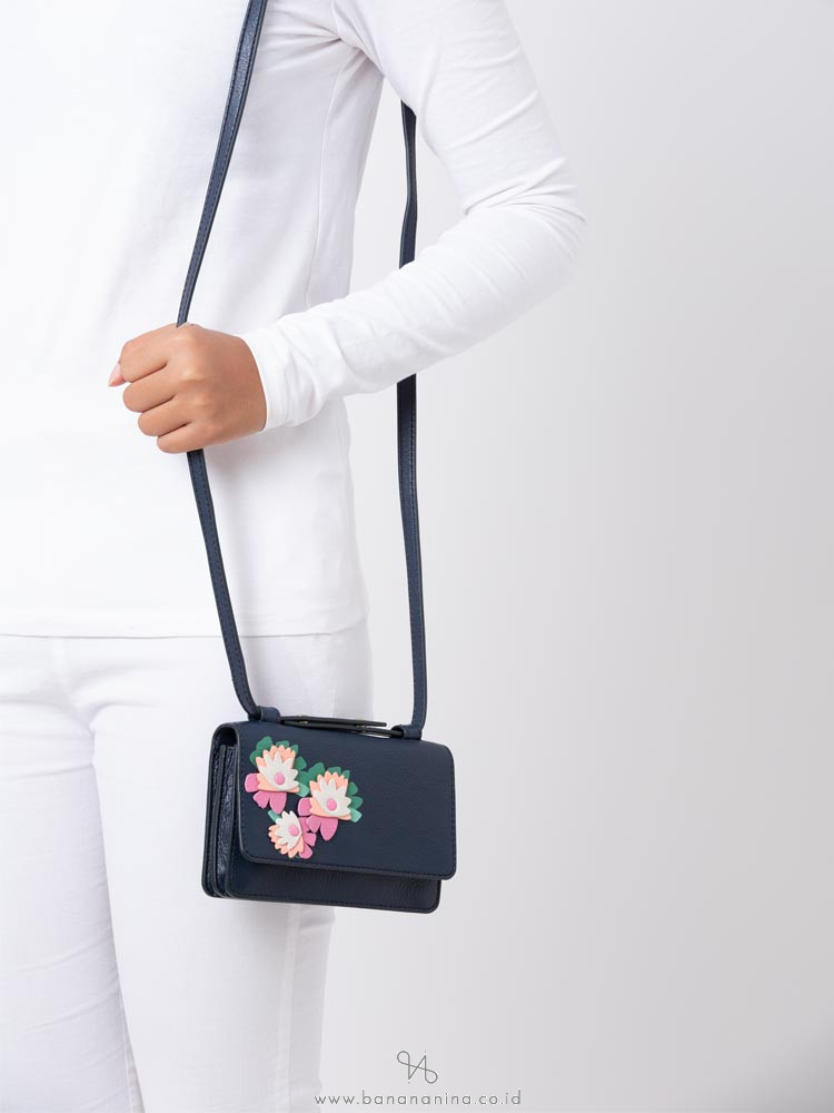 FOSSIL ZB7460406 Mila Mini Crossbody Midnight Navy