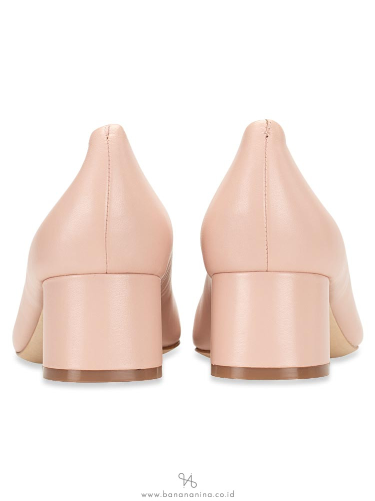 TORY BURCH Caterina Leather Pump Sea Shell Pink Sz 7.5