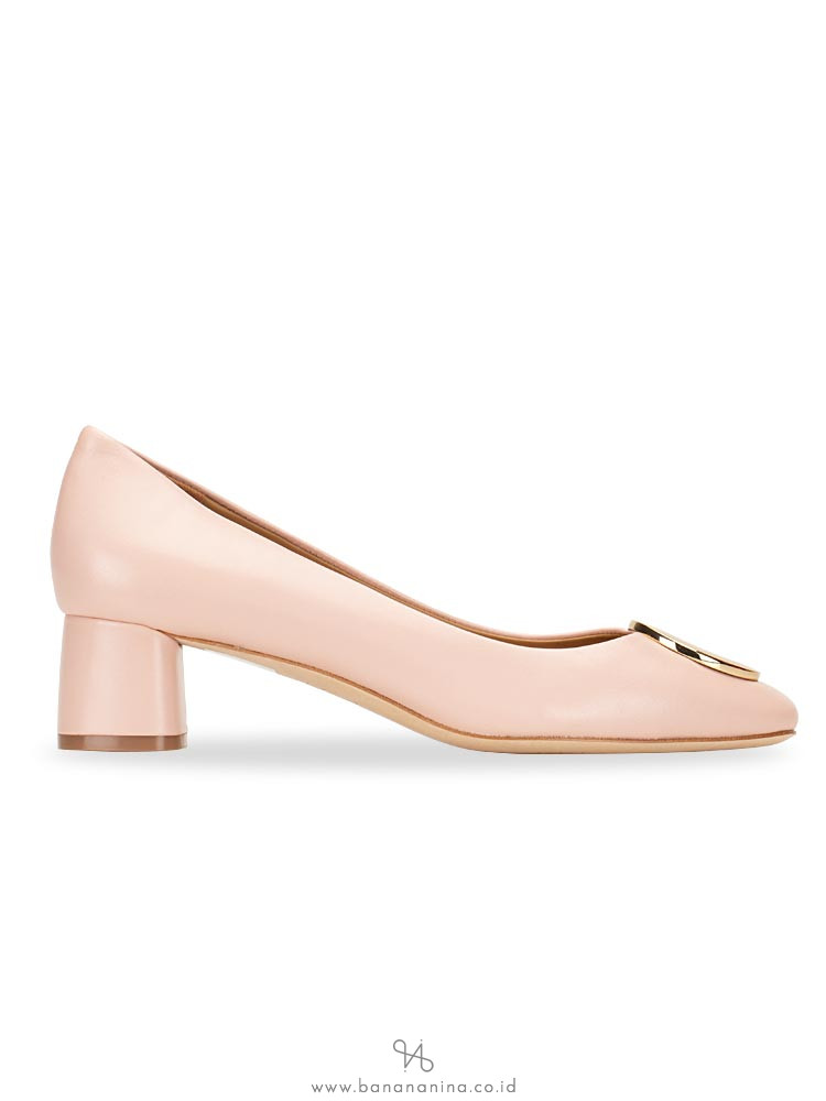 TORY BURCH Caterina Leather Pump Sea Shell Pink Sz 7.5