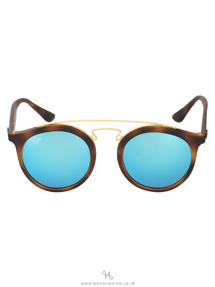 RAY-BAN RB4256 Gatsby Mirror Sunglasses Black Blue