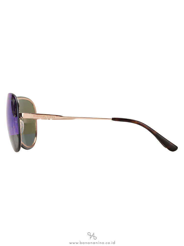 MICHAEL KORS MK1026 La Jolla Aviator Mirror Sunglasses Blue