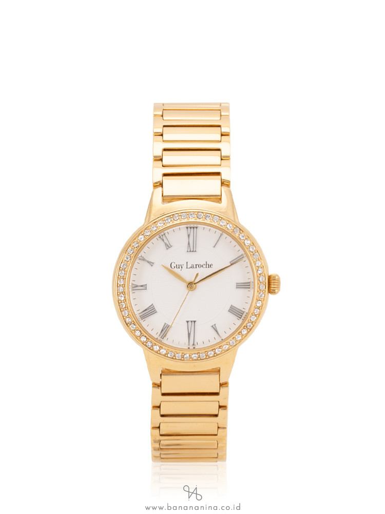 GUY LAROCHE LW2026-05 Crystal Stainless Gold