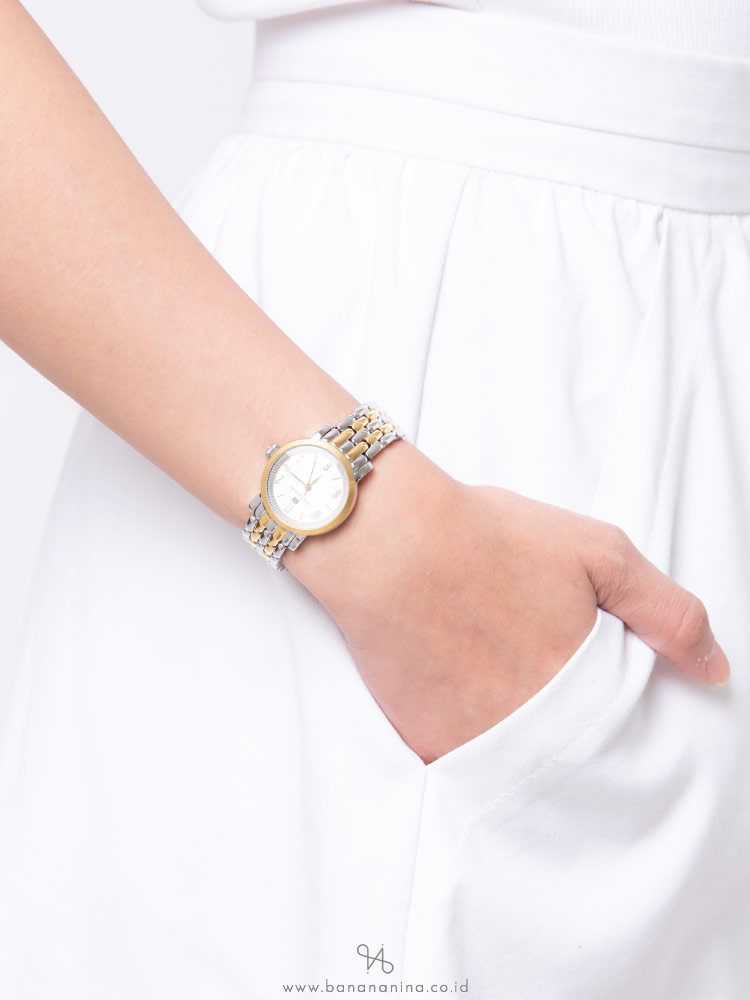 GUY LAROCHE LW1019-04 Small Stainless Silver Gold