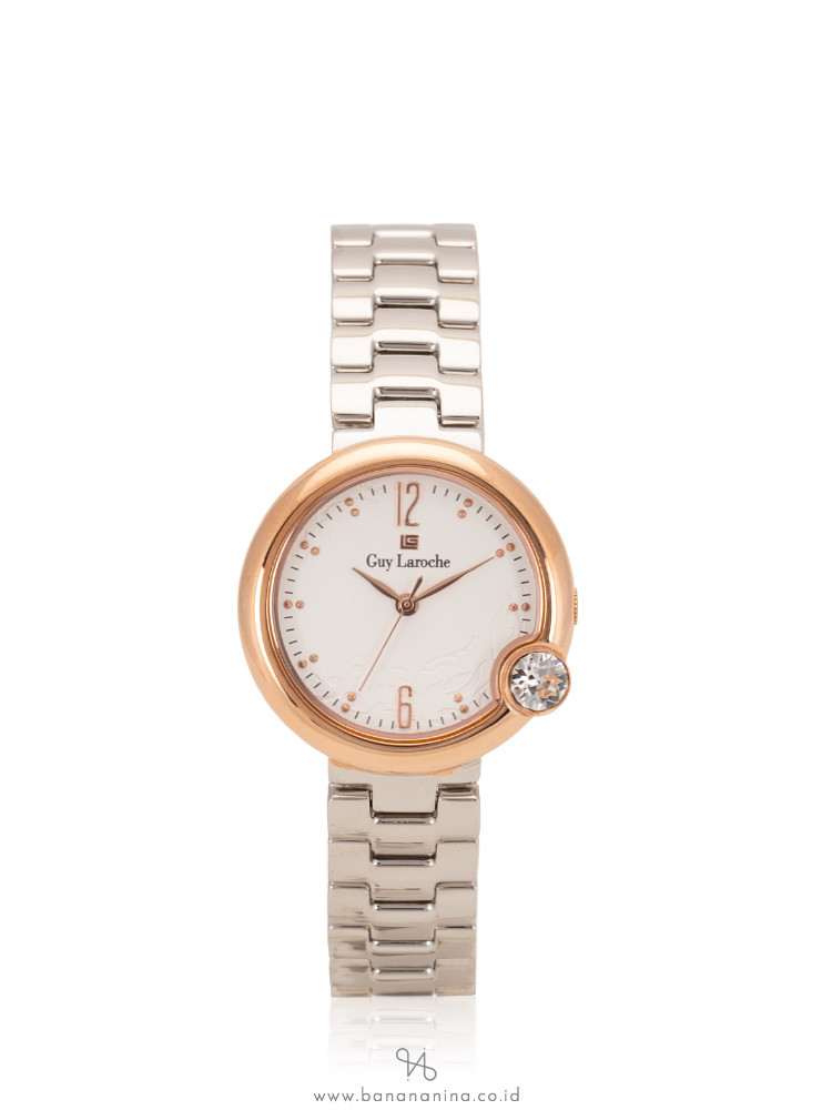 GUY LAROCHE LW5032-06 Stainless Silver Rosegold