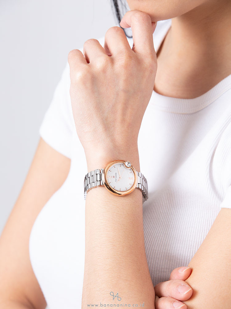 GUY LAROCHE LW5032-06 Stainless Silver Rosegold