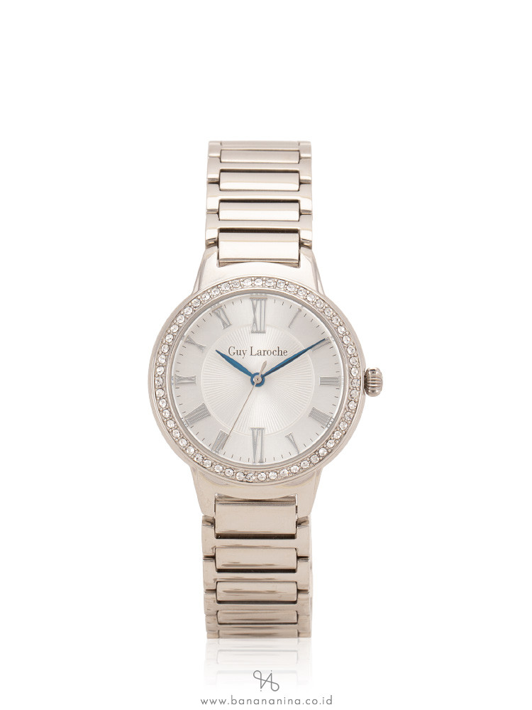 GUY LAROCHE LW2026-01 Crystal Stainless Silver