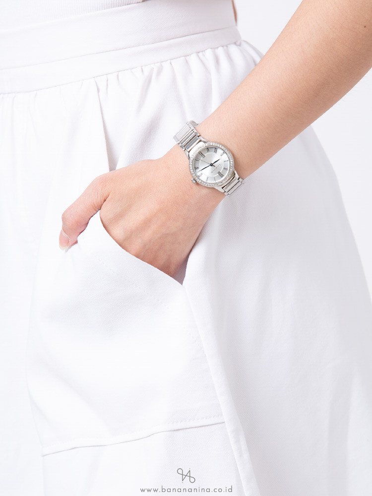 GUY LAROCHE LW2026-01 Crystal Stainless Silver