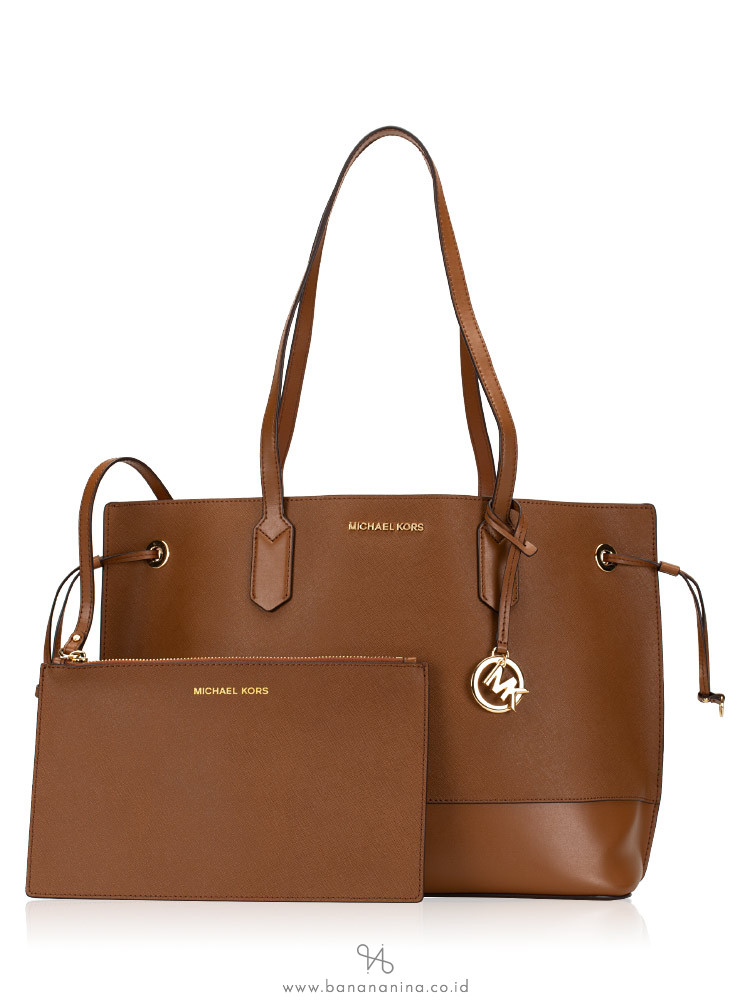 MICHAEL KORS Trista Large Drawstring Tote Luggage Multi