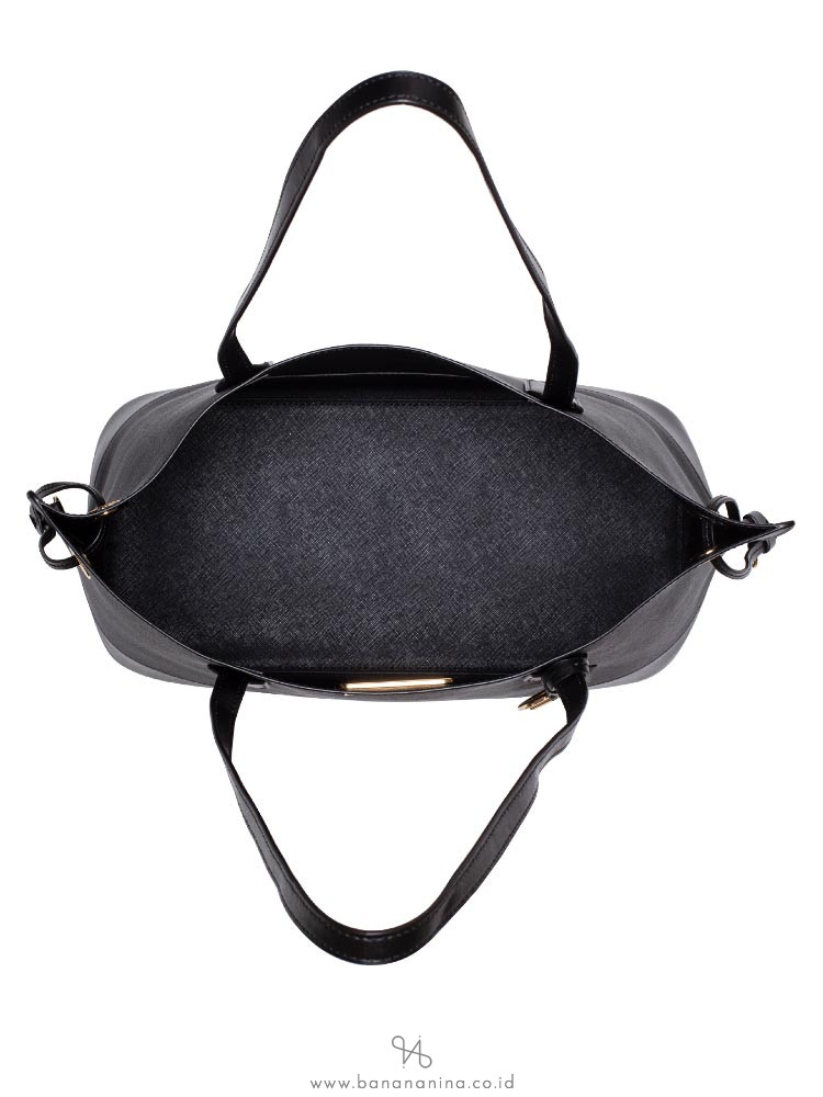 MICHAEL KORS Trista Large Drawstring Tote Black