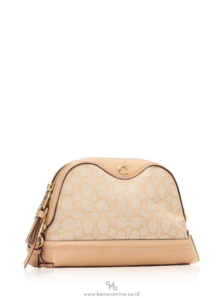 COACH 38113 Signature Ivie Crossbody Light Khaki Beechwood