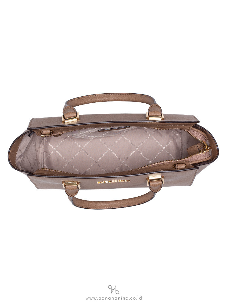 MICHAEL KORS Selma Medium Satchel Dark Khaki