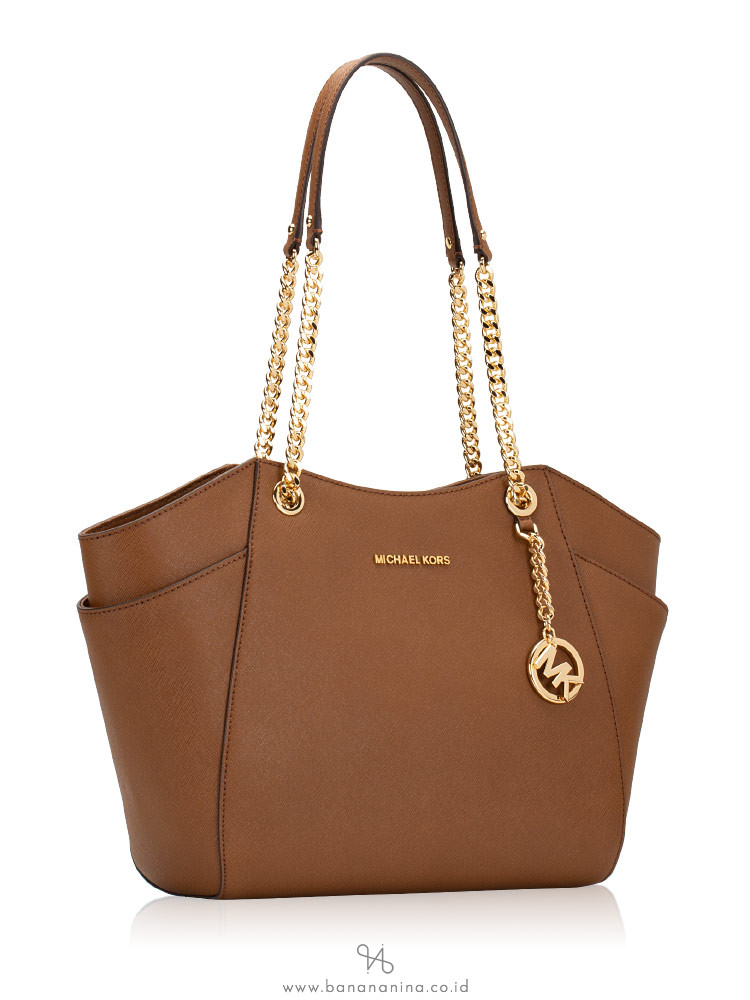 MICHAEL KORS Jet Set Large Chain Shoulder Tote Luggage