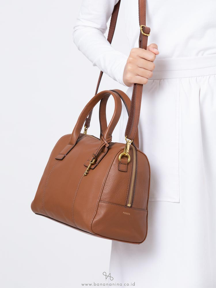 FOSSIL SHB1716210 Jori Large Satchel Medium Brown